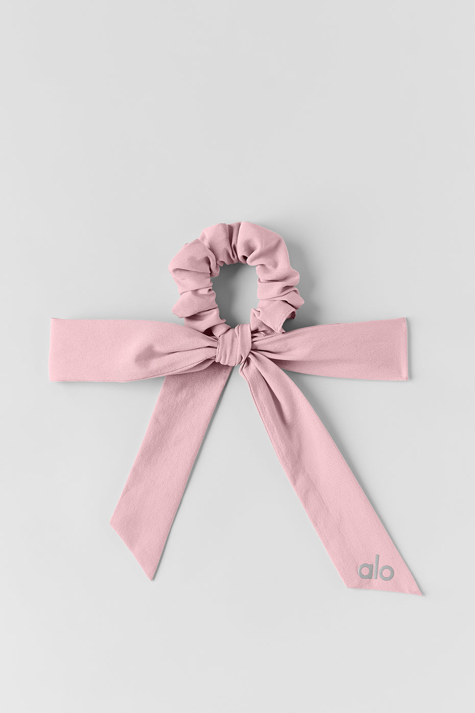 Love Knots Tie Scrunchie - Vintage Pink - Image 2