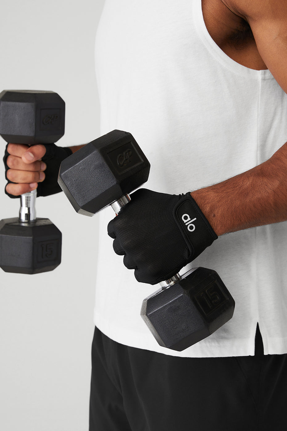 Power Moves Workout Gloves - Black - Image 2