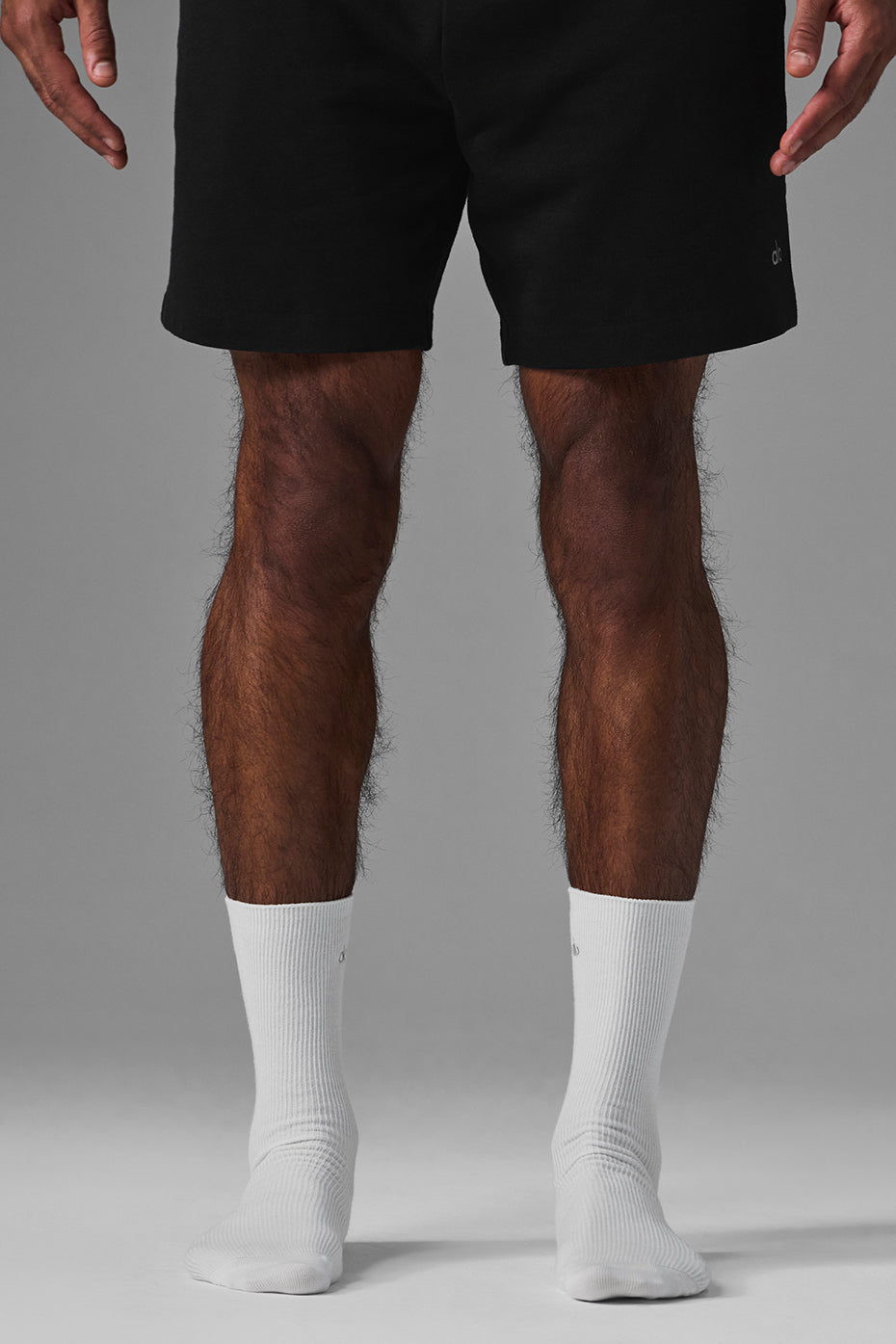 Unisex Half-Crew Understated Sock - White - Image 2