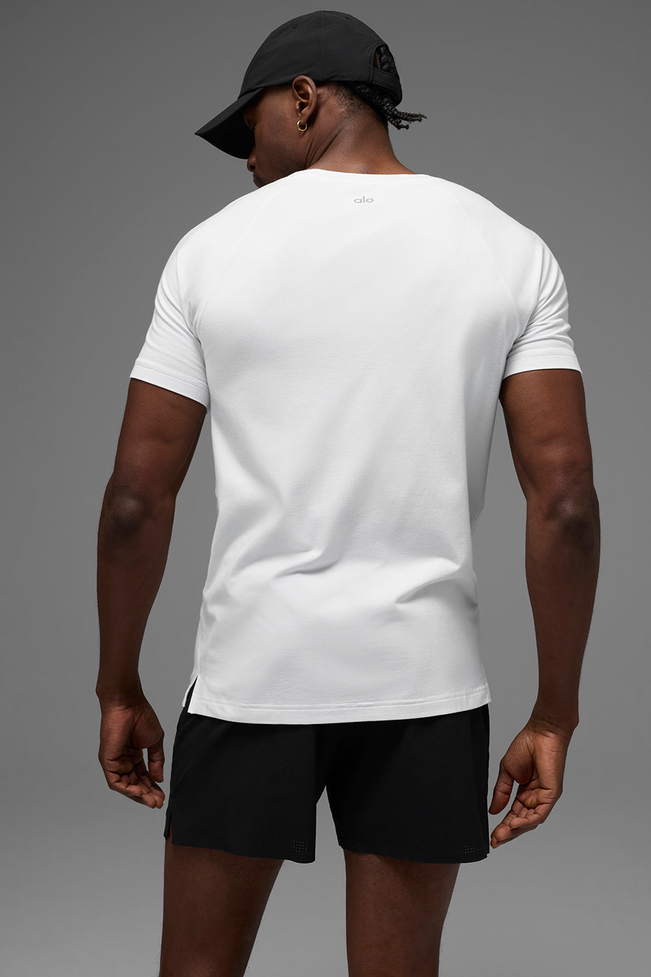 ALO Vapor Crewneck Short Sleeve - White - Image 4