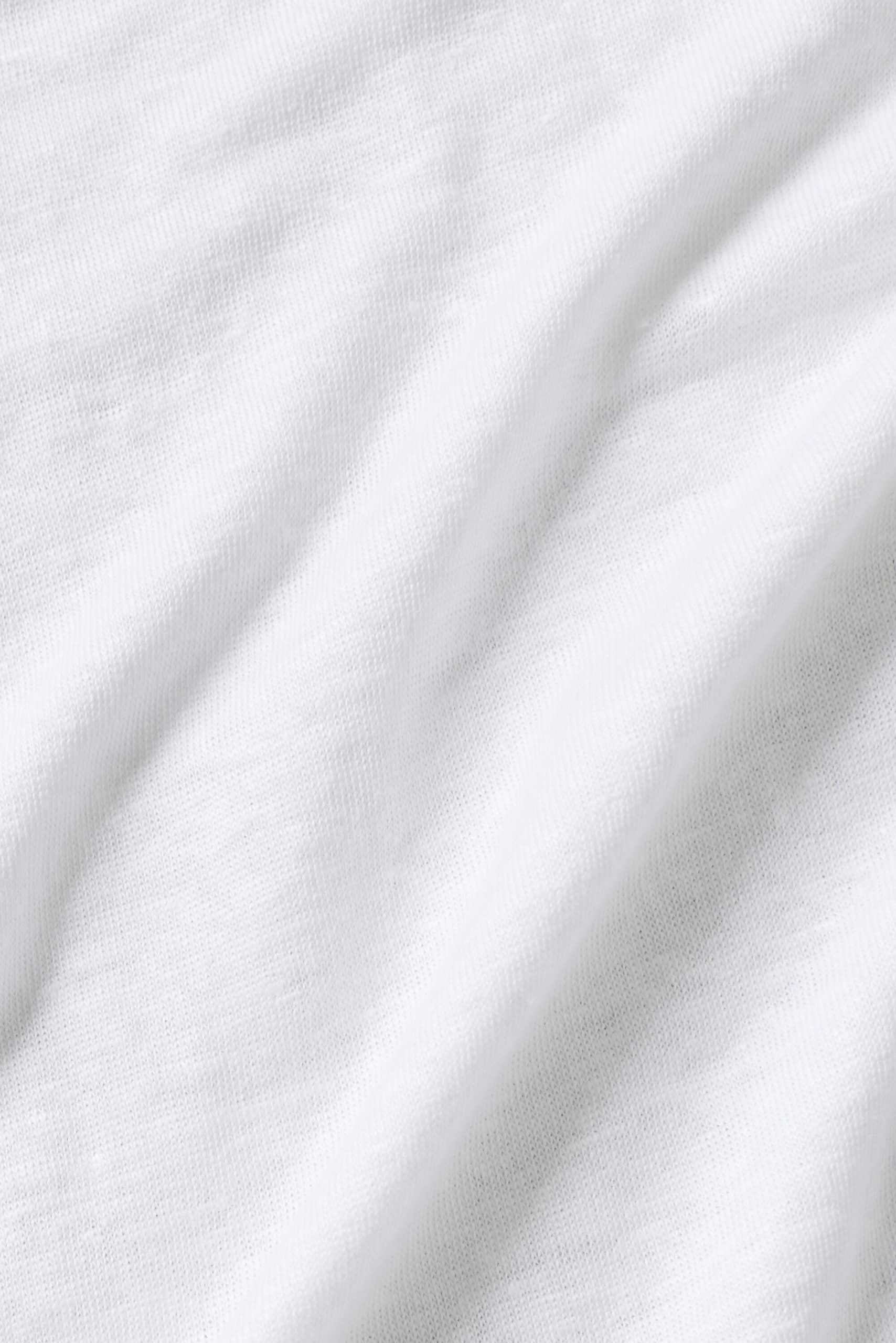 Linen Jersey Coastal Short Sleeve Tee - White - Image 6