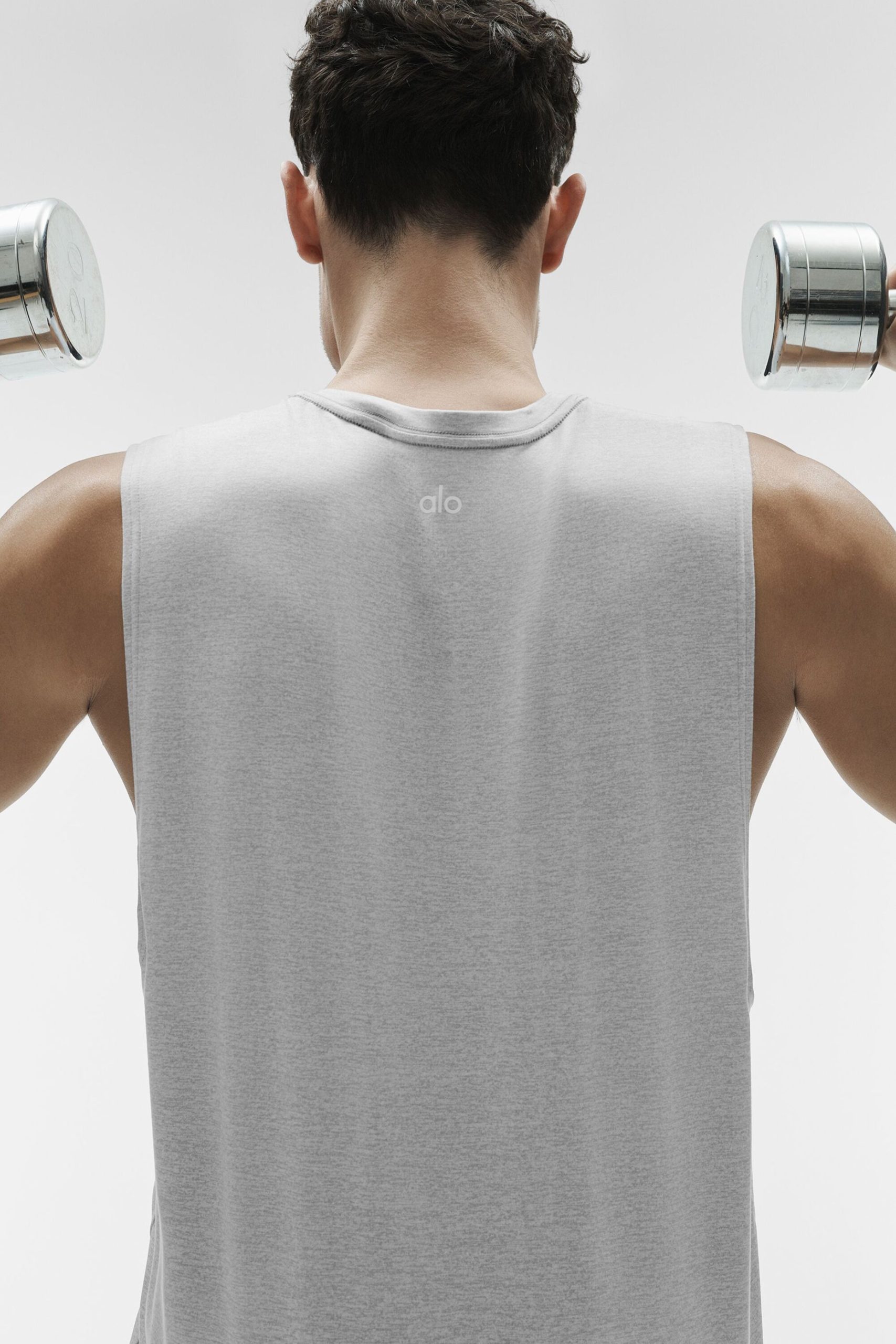 Conquer Muscle Tank - Athletic Heather Grey - Image 3