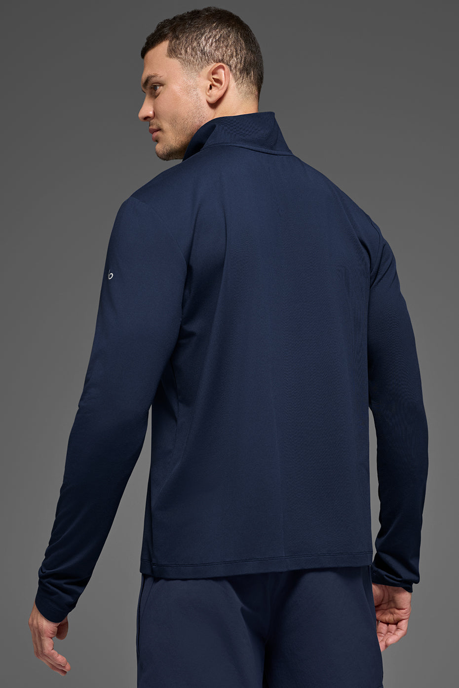 Conquer 1/4 Zip Reform Long Sleeve - Navy - Image 3