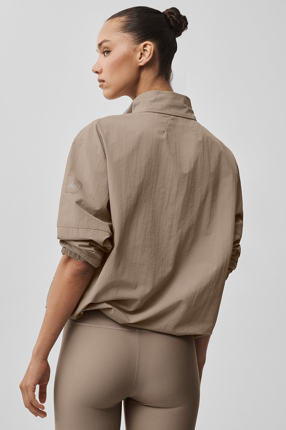 Light Weight Takeaway Track Pullover - Gravel - Image 3