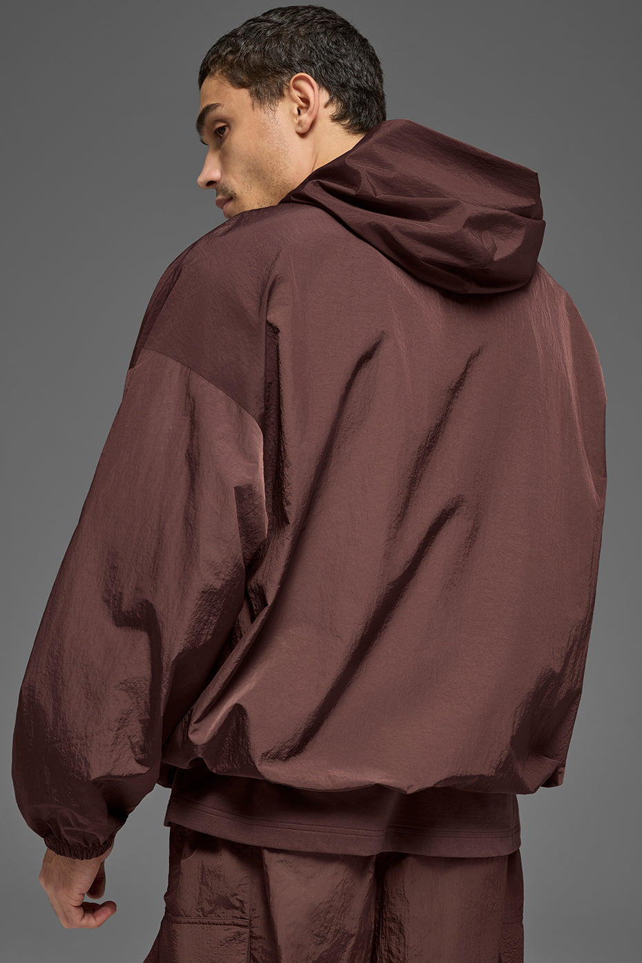 Axis Hooded Pullover - Brownstone - Image 2