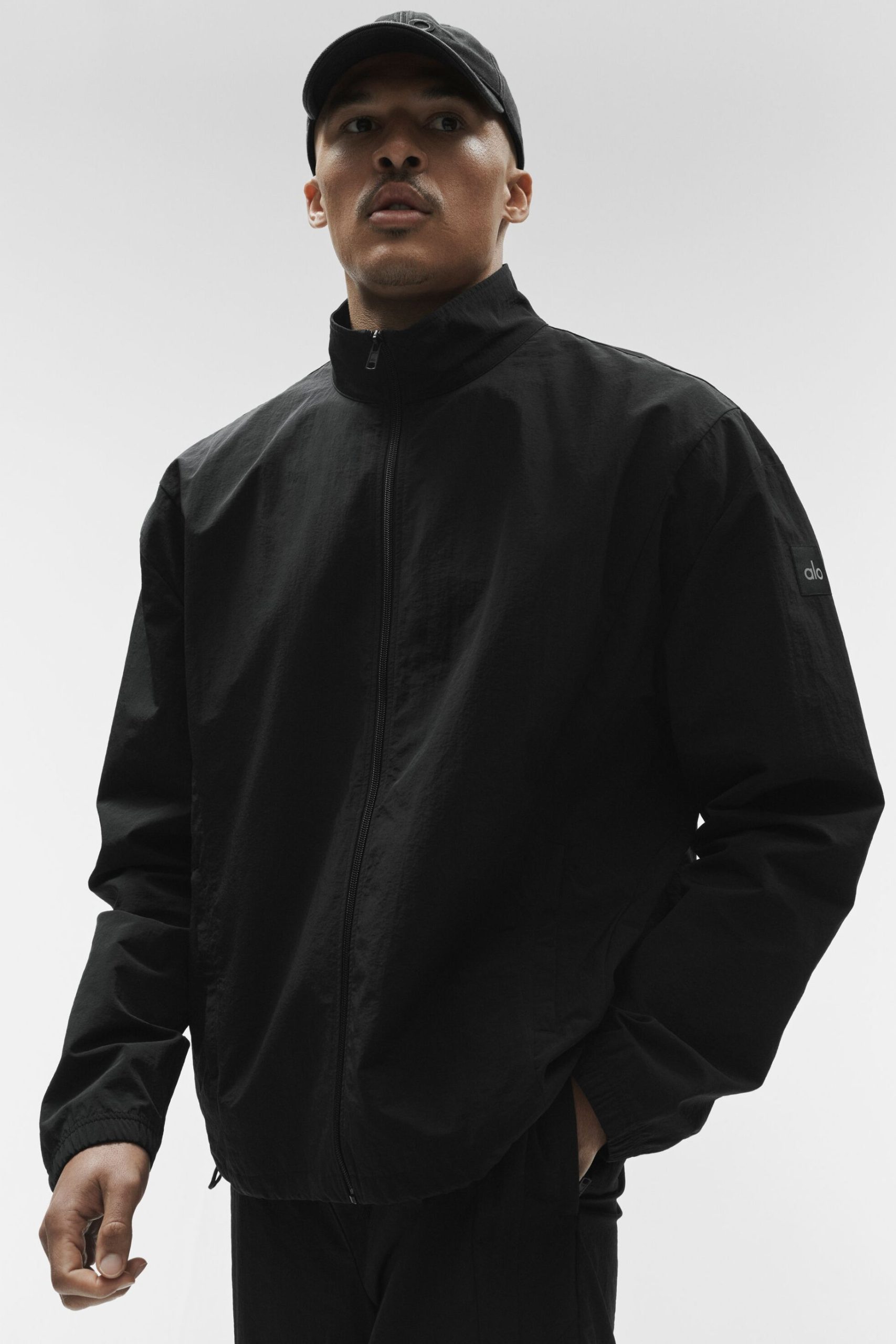 Takeaway Track Full Zip Jacket - Black - Image 3