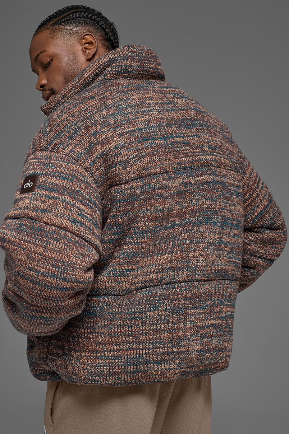 Stage Sweater Puffer - Brown Multi - Image 2