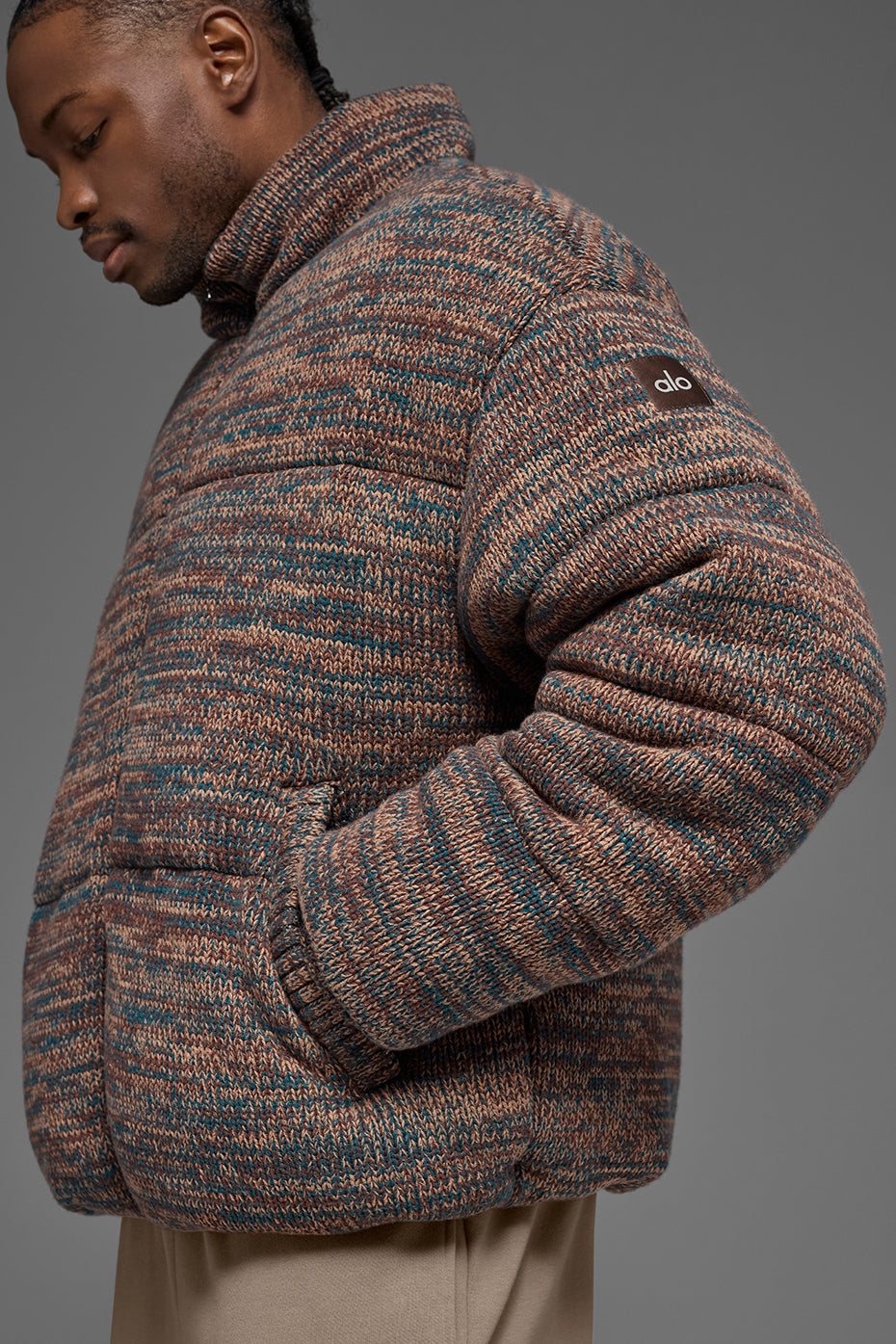 Stage Sweater Puffer - Brown Multi - Image 3