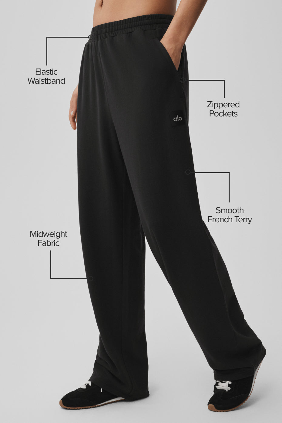 Double Take Straight Leg Pant - Black - Image 2