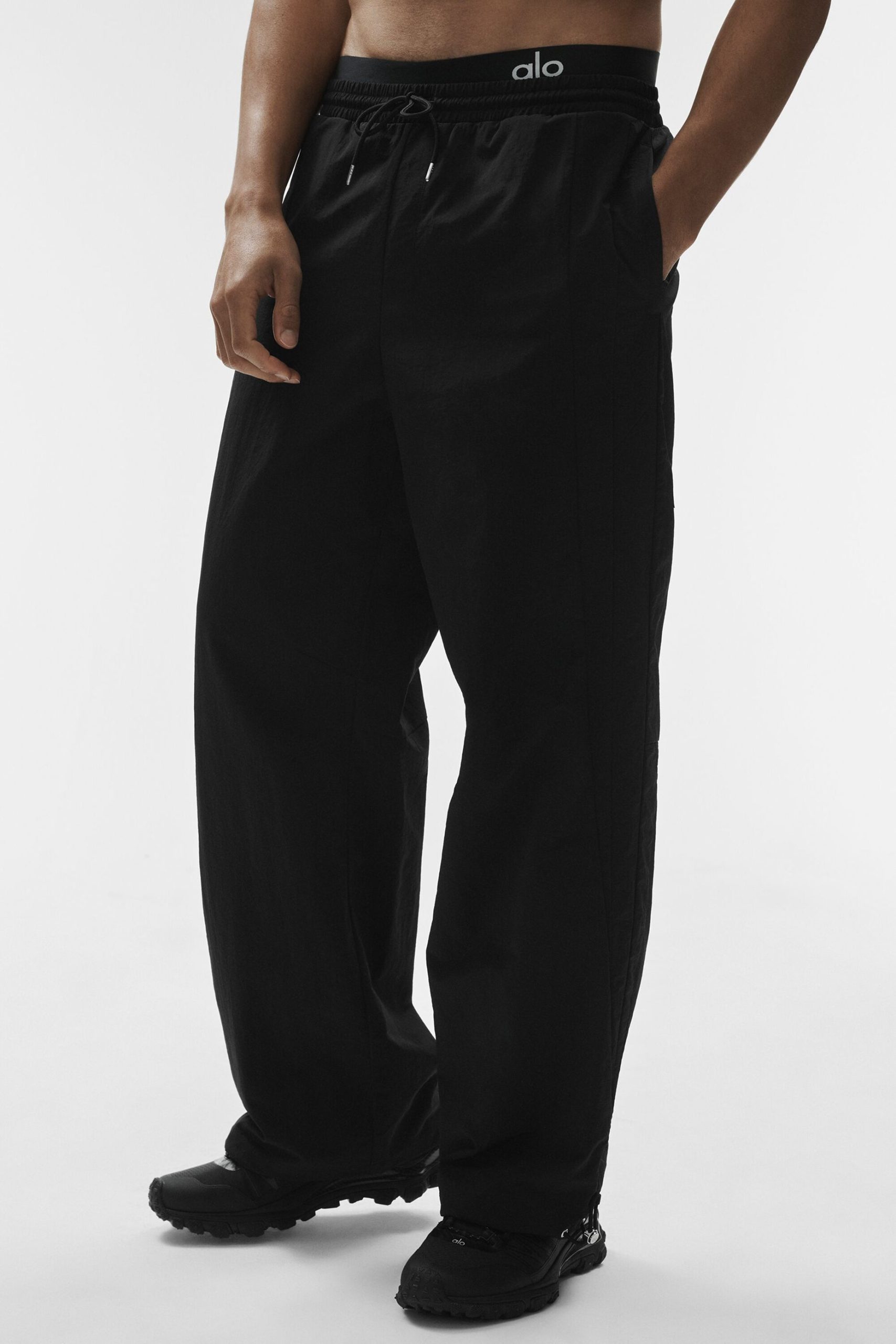 Takeaway Track Straight Leg Pant - Black - Image 3