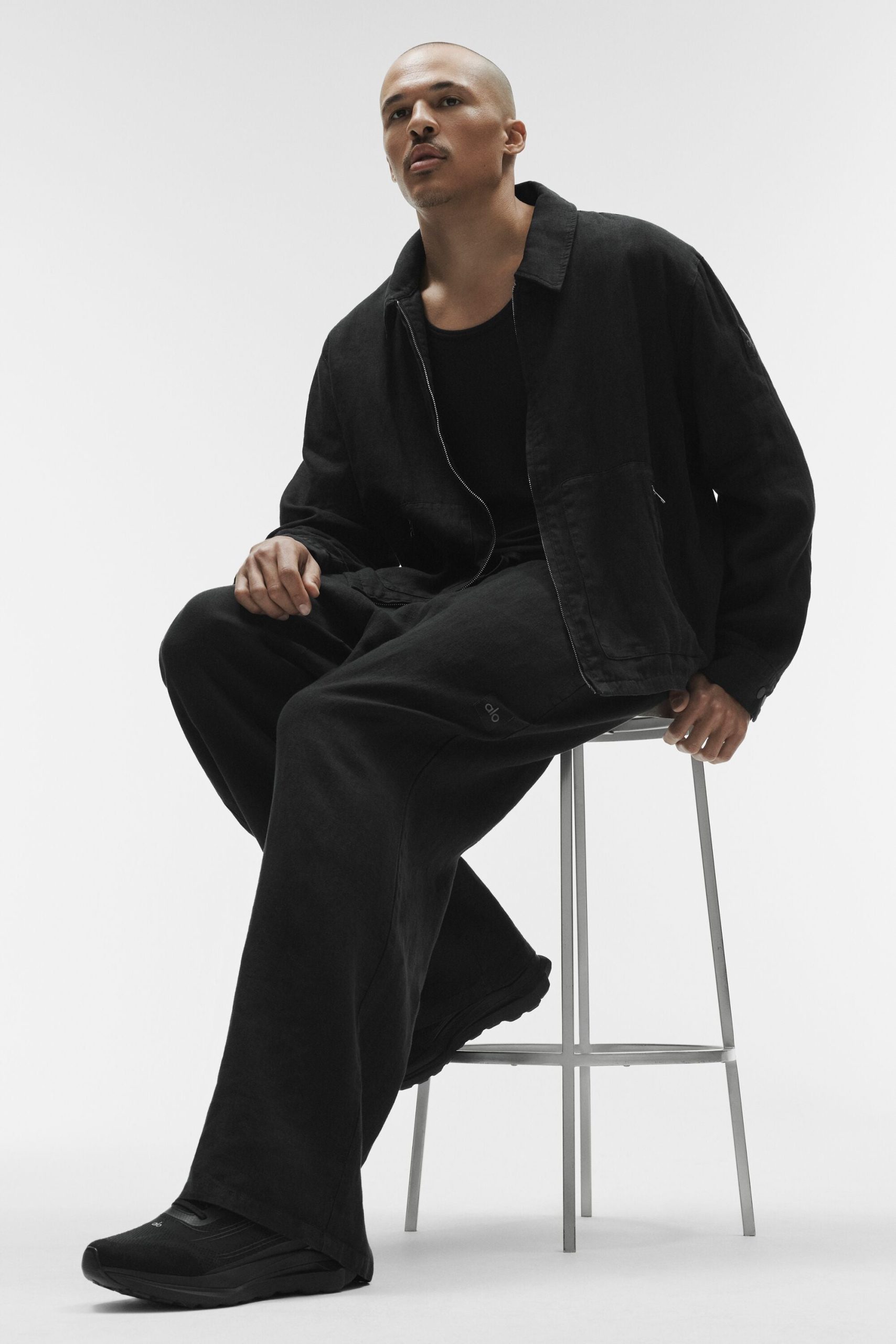 Linen Days Straight Leg Pant - Black - Image 5