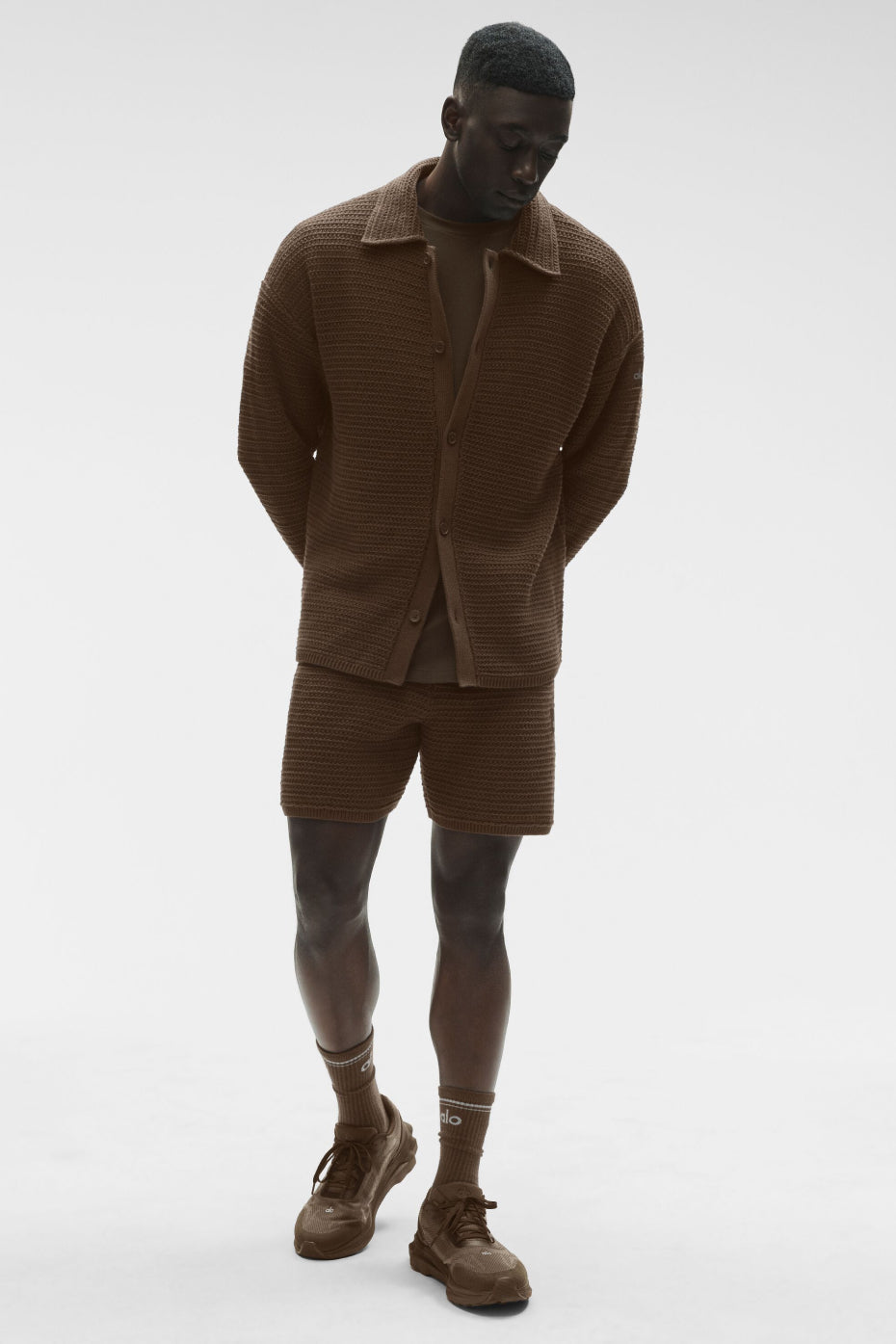 5 Shift Knit Short - Espresso - Image 6