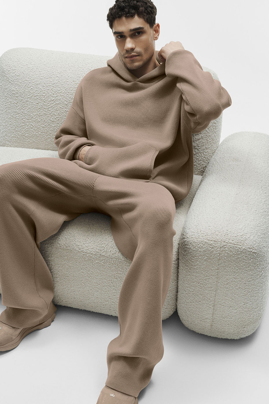 Scholar Hooded Sweater - Gravel - Image 5