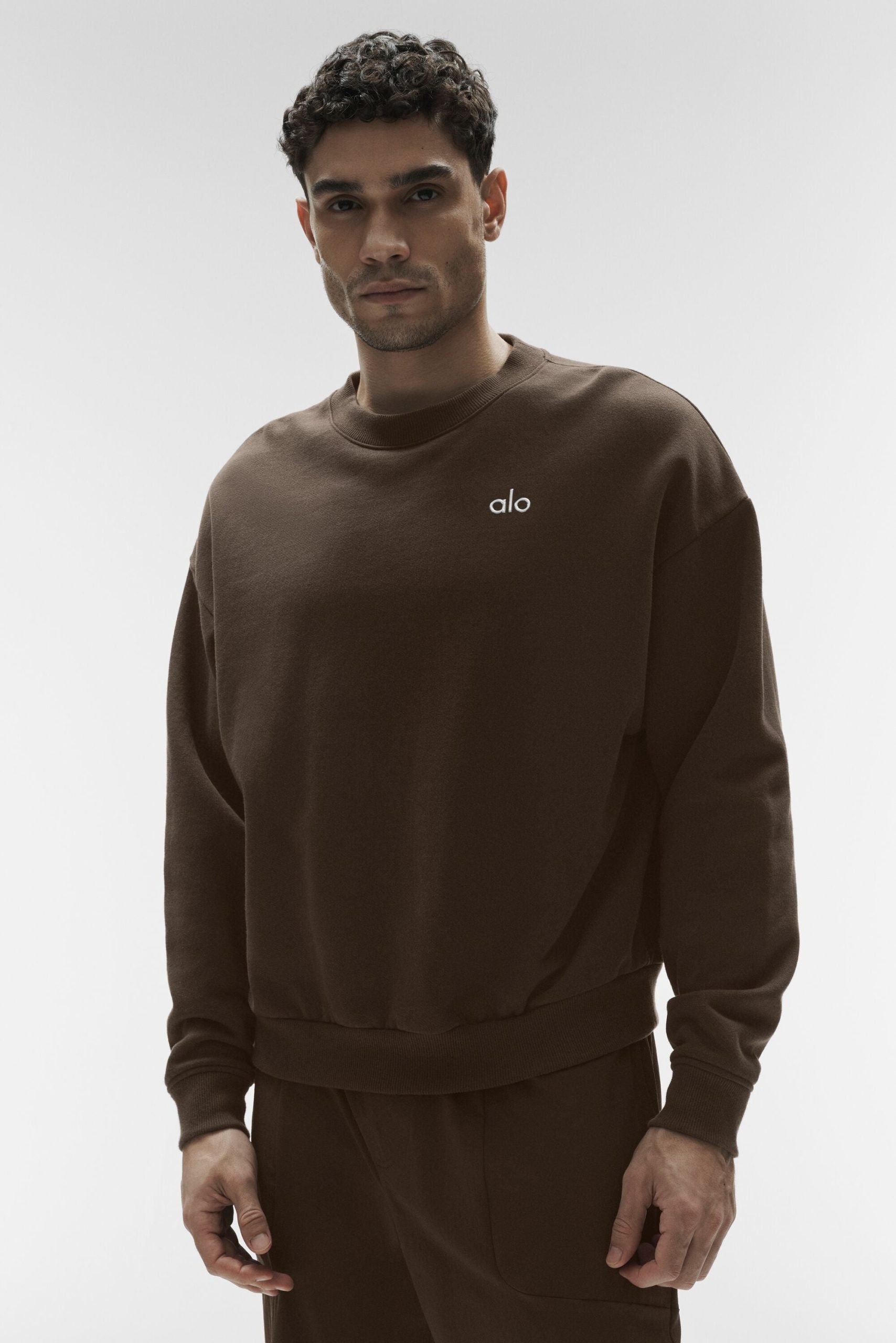 Accolade Crew Neck Pullover - Espresso - Image 2