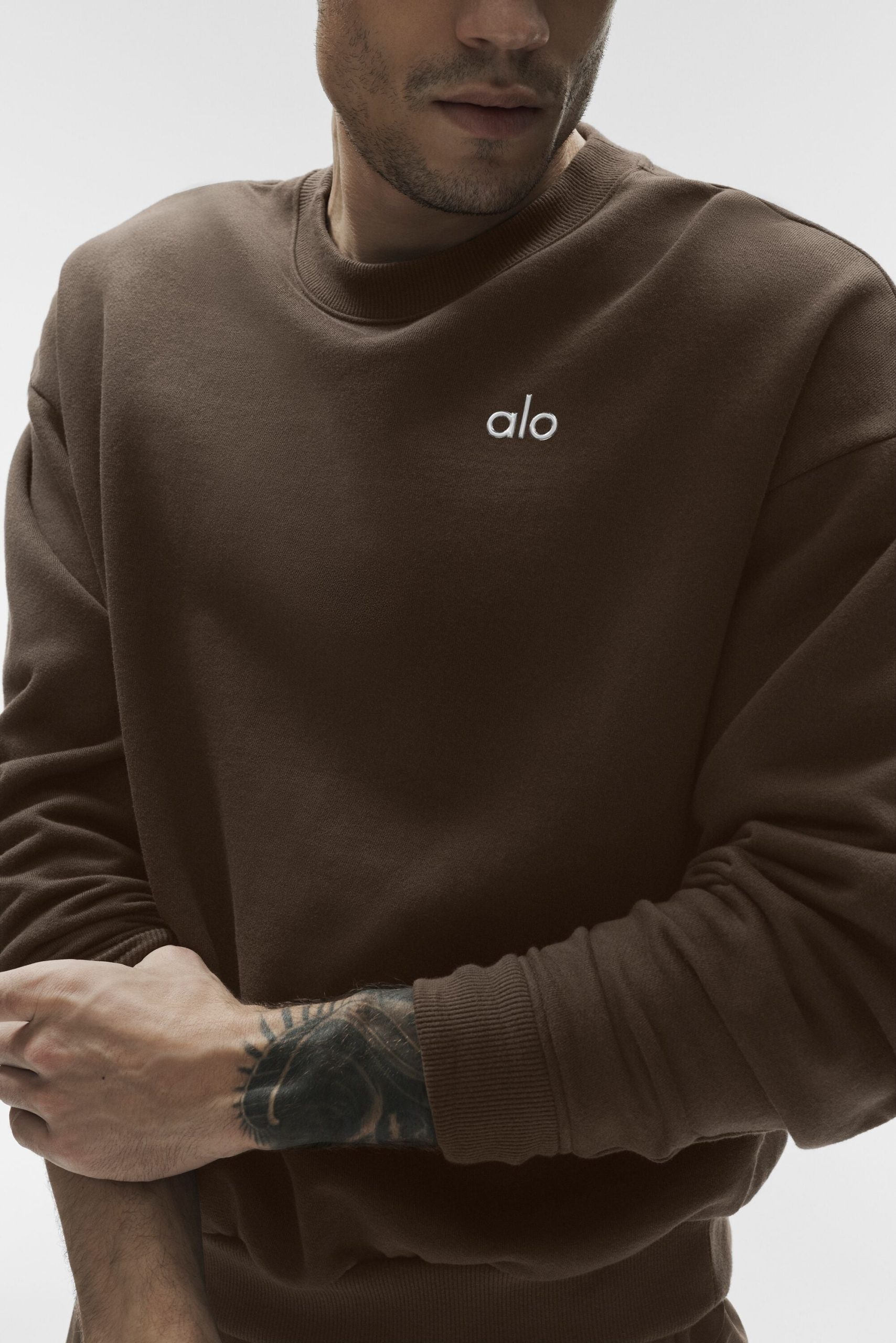 Accolade Crew Neck Pullover - Espresso - Image 3