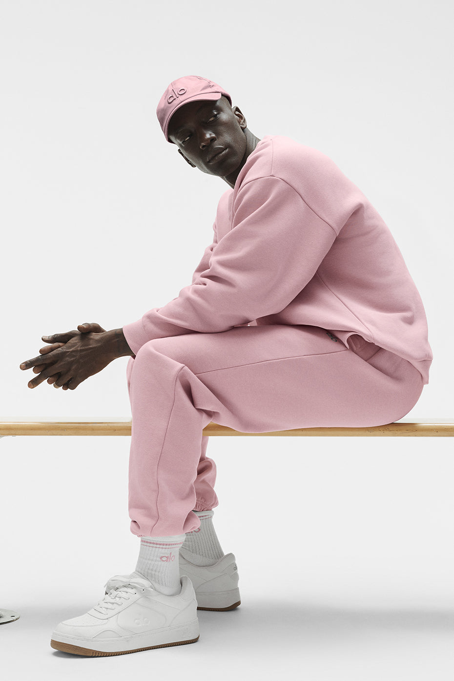 Accolade Crew Neck Pullover - Vintage Pink - Image 4