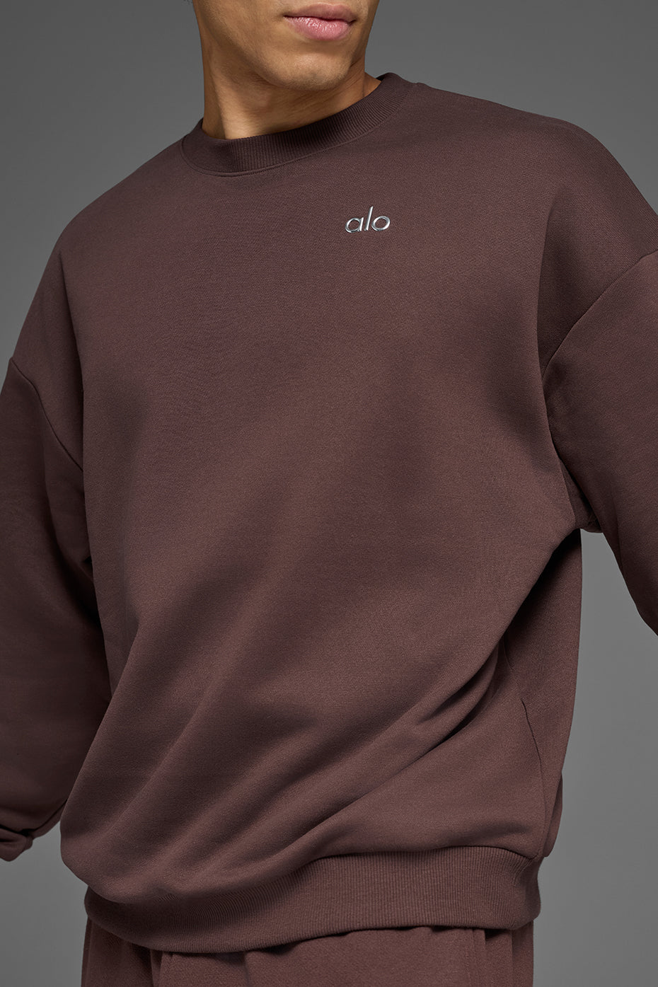Accolade Crew Neck Pullover - Brownstone - Image 3