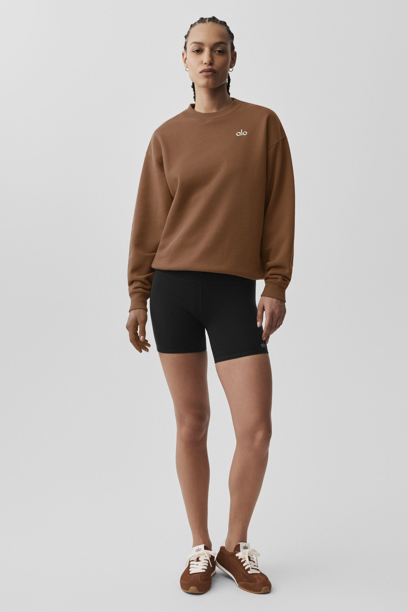 Accolade Crew Neck Pullover - Sun Kissed Brown - Image 5