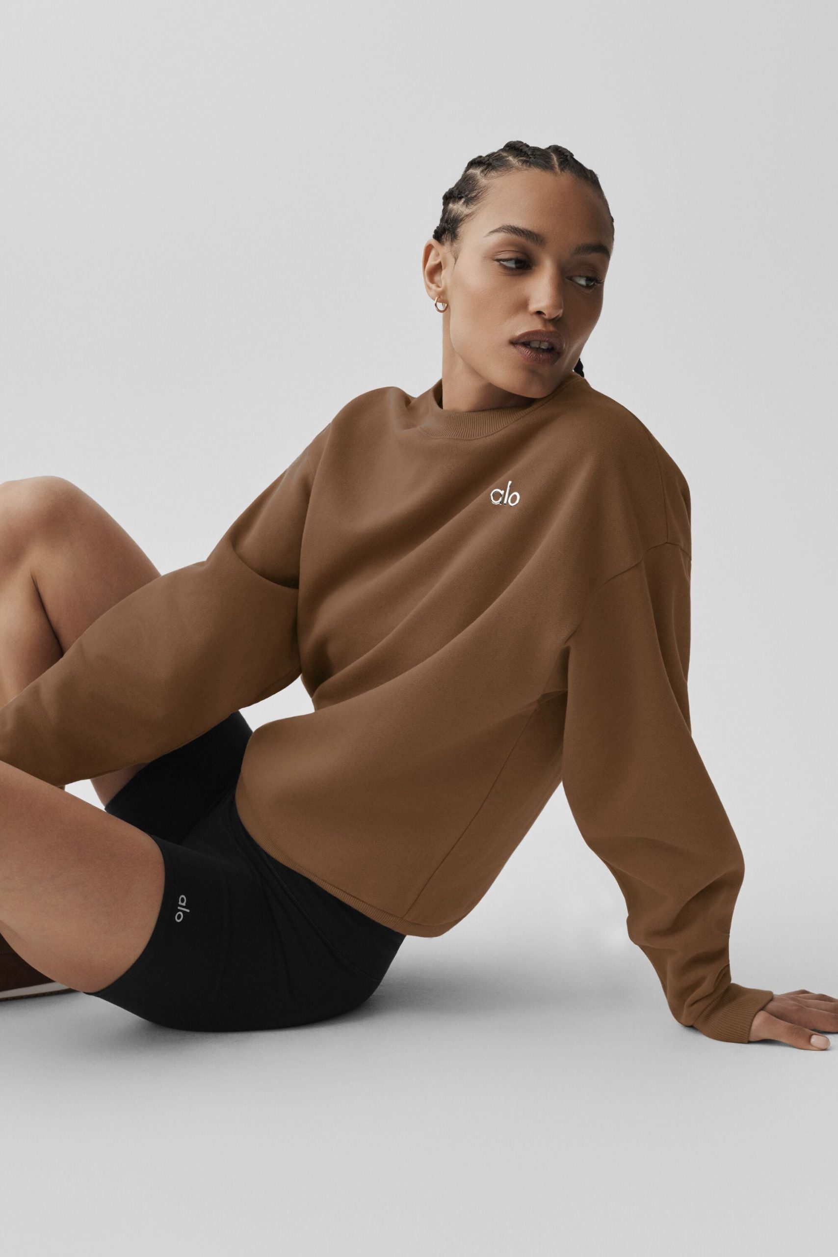 Accolade Crew Neck Pullover - Sun Kissed Brown - Image 4