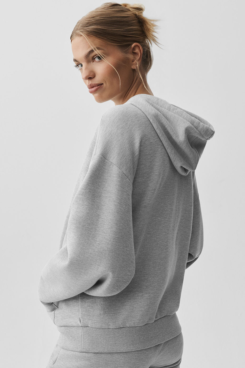 Accolade Full Zip Hoodie - Athletic Heather Grey - Image 2
