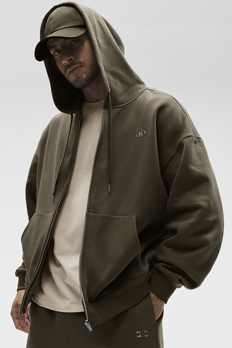 Accolade Full Zip Hoodie - Olive Tree - Image 5