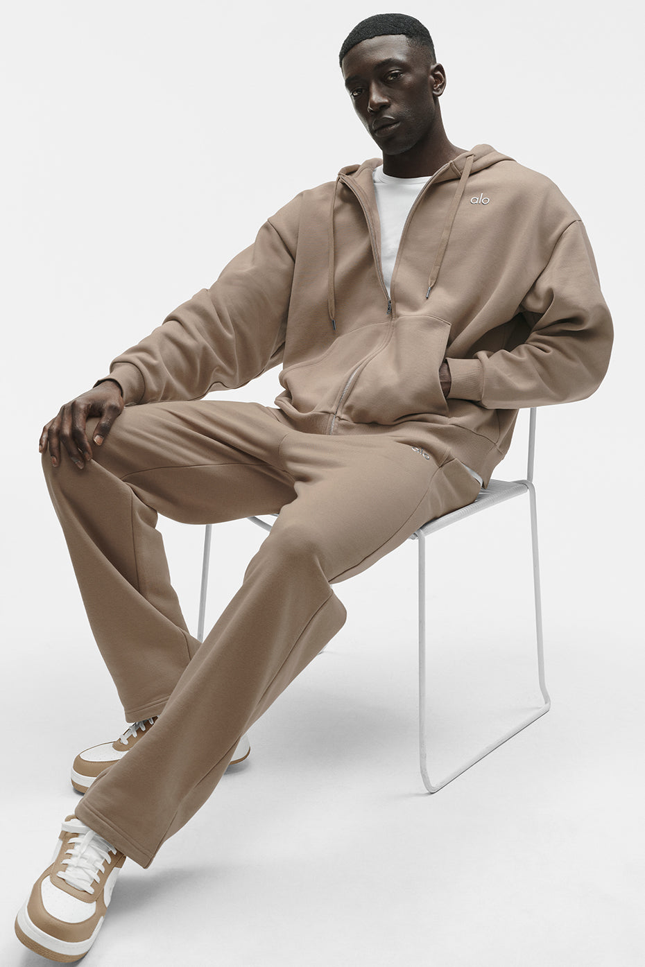 Accolade Full Zip Hoodie - Gravel - Image 5
