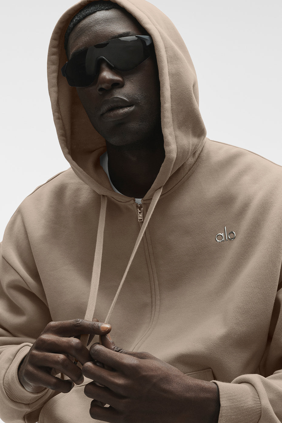 Accolade Full Zip Hoodie - Gravel - Image 3
