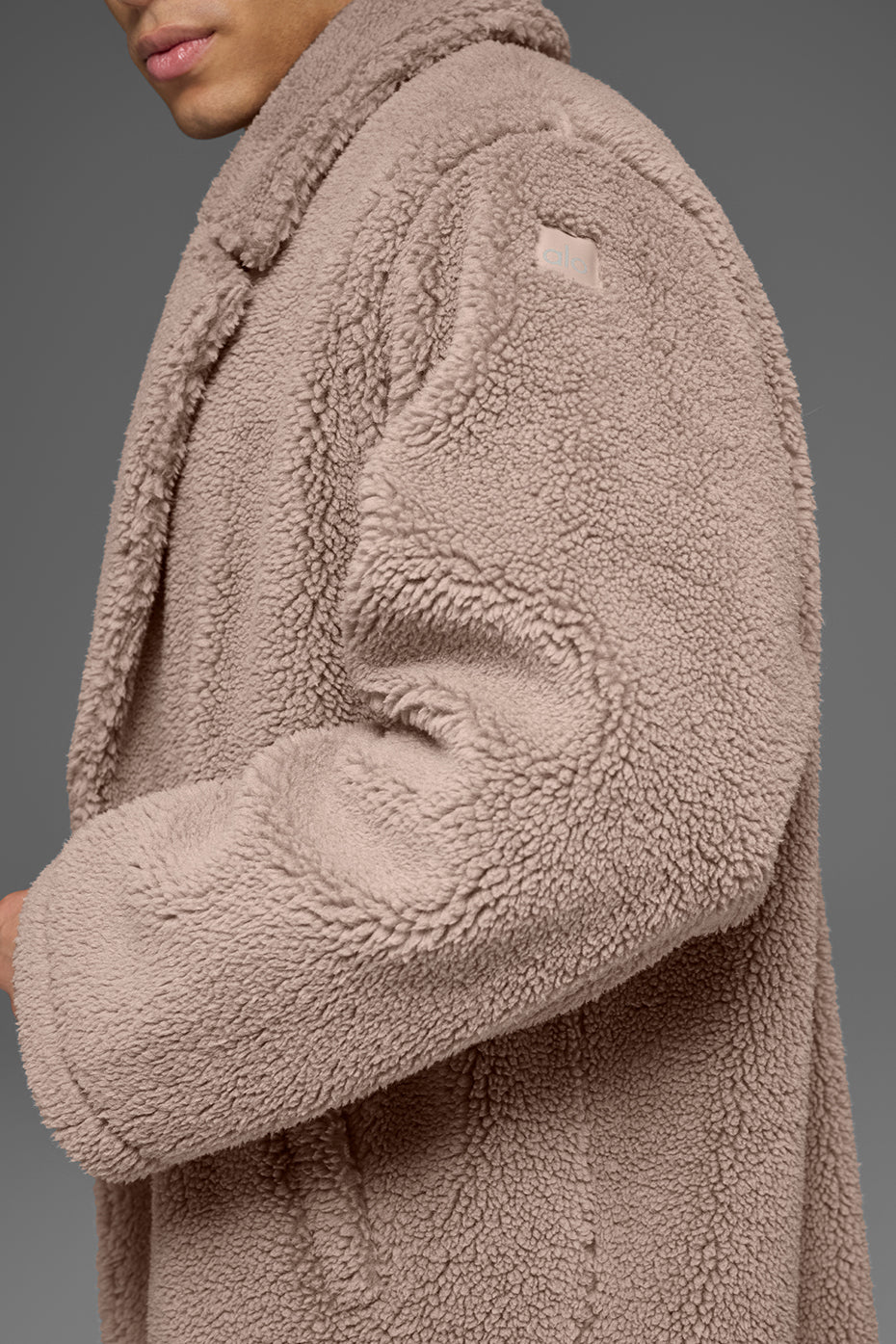 Oversized Sherpa Trench - Chai Latte - Image 2