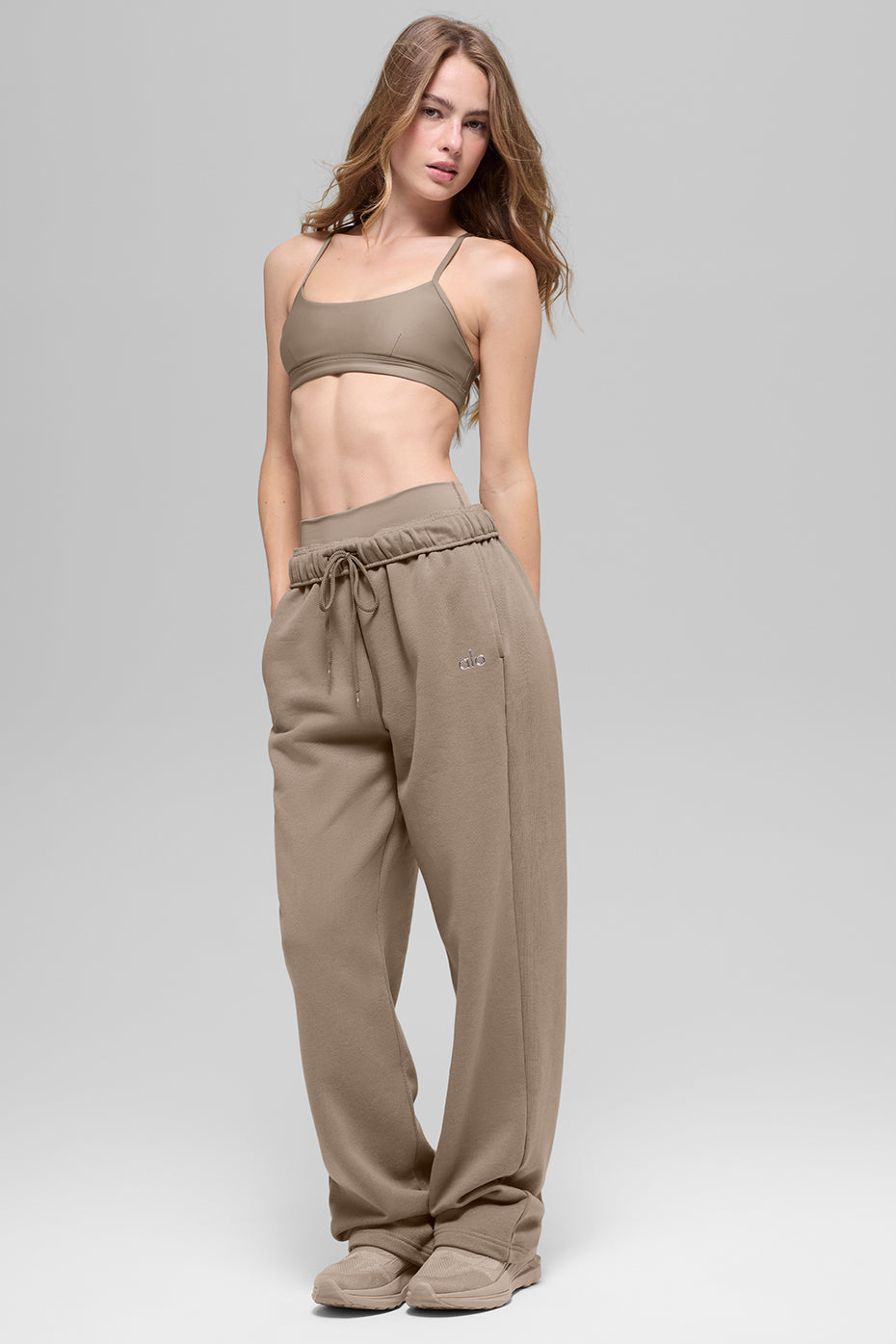 Accolade Straight Leg Sweatpant - Gravel - Image 4