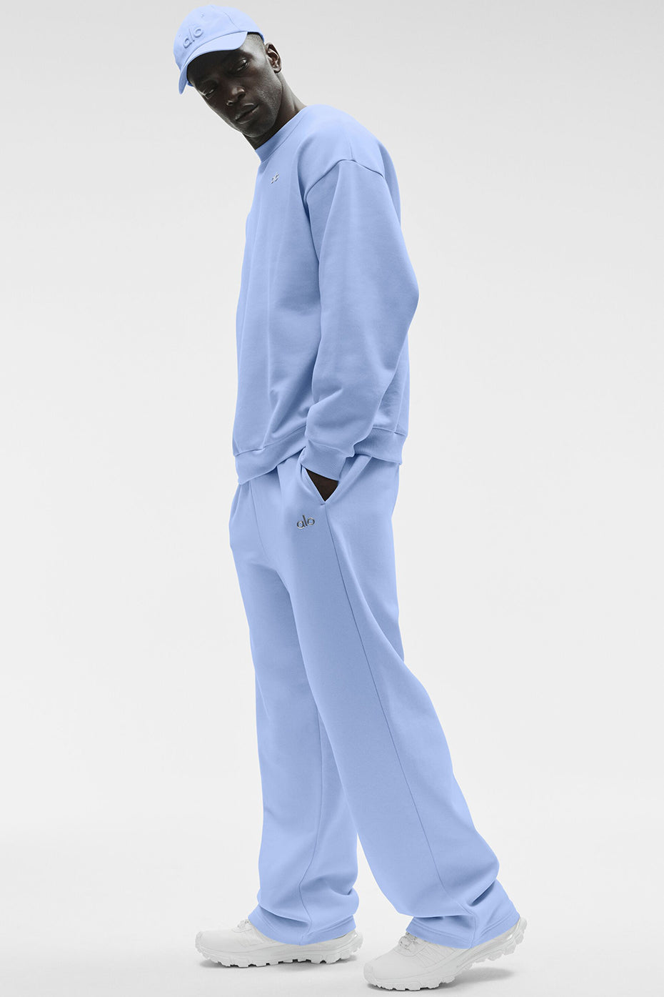 Accolade Straight Leg Sweatpant - Light Provence Blue - Image 4