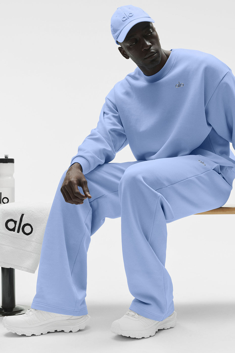 Accolade Straight Leg Sweatpant - Light Provence Blue - Image 5