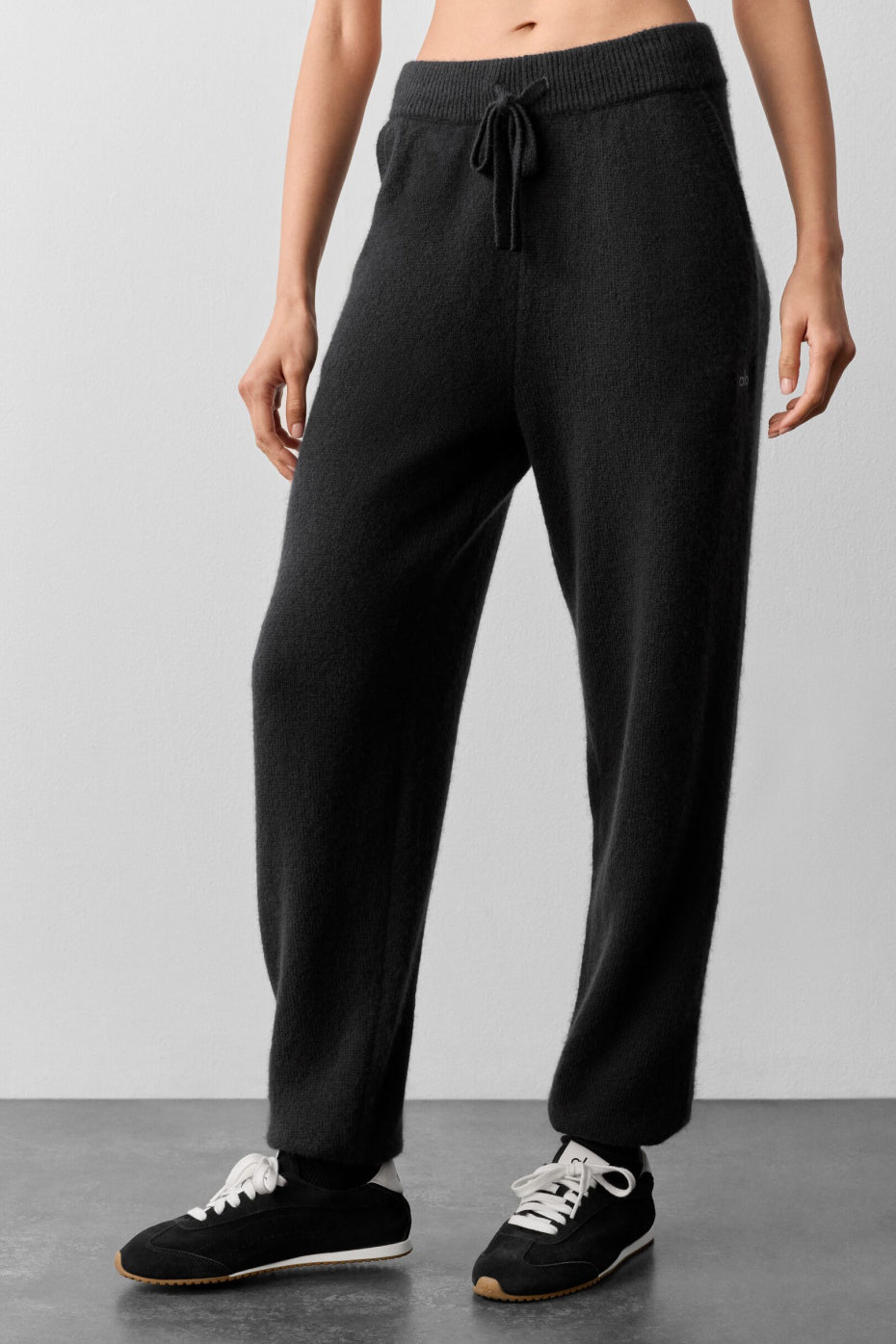 Wool Cashmere New Class Sweatpant - Black - Image 3