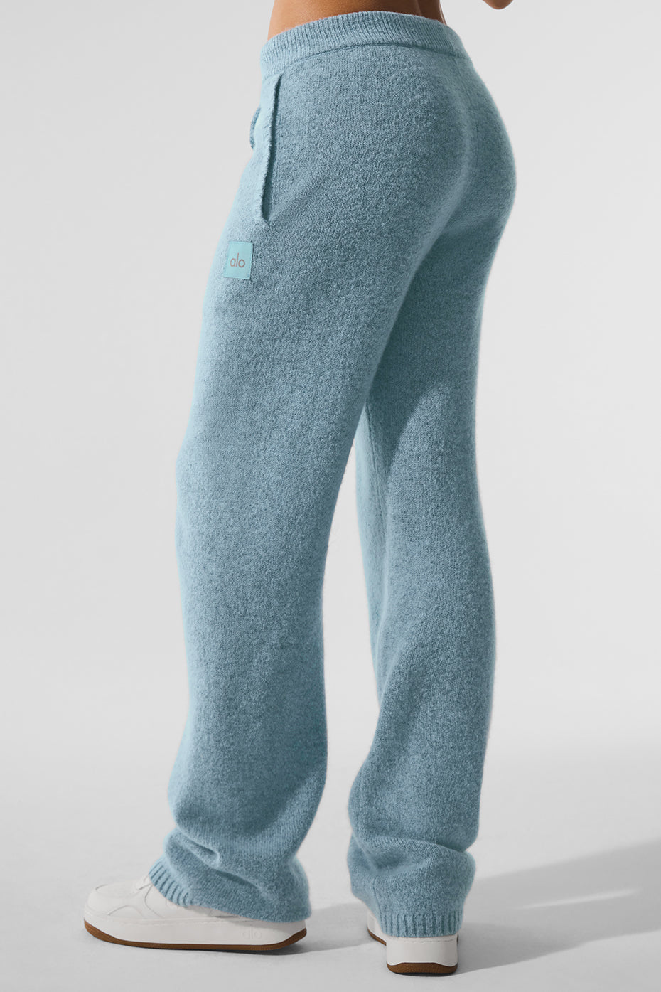 Wool Cashmere New Class Sweatpant - Celestial Blue Granite Heather - Image 4