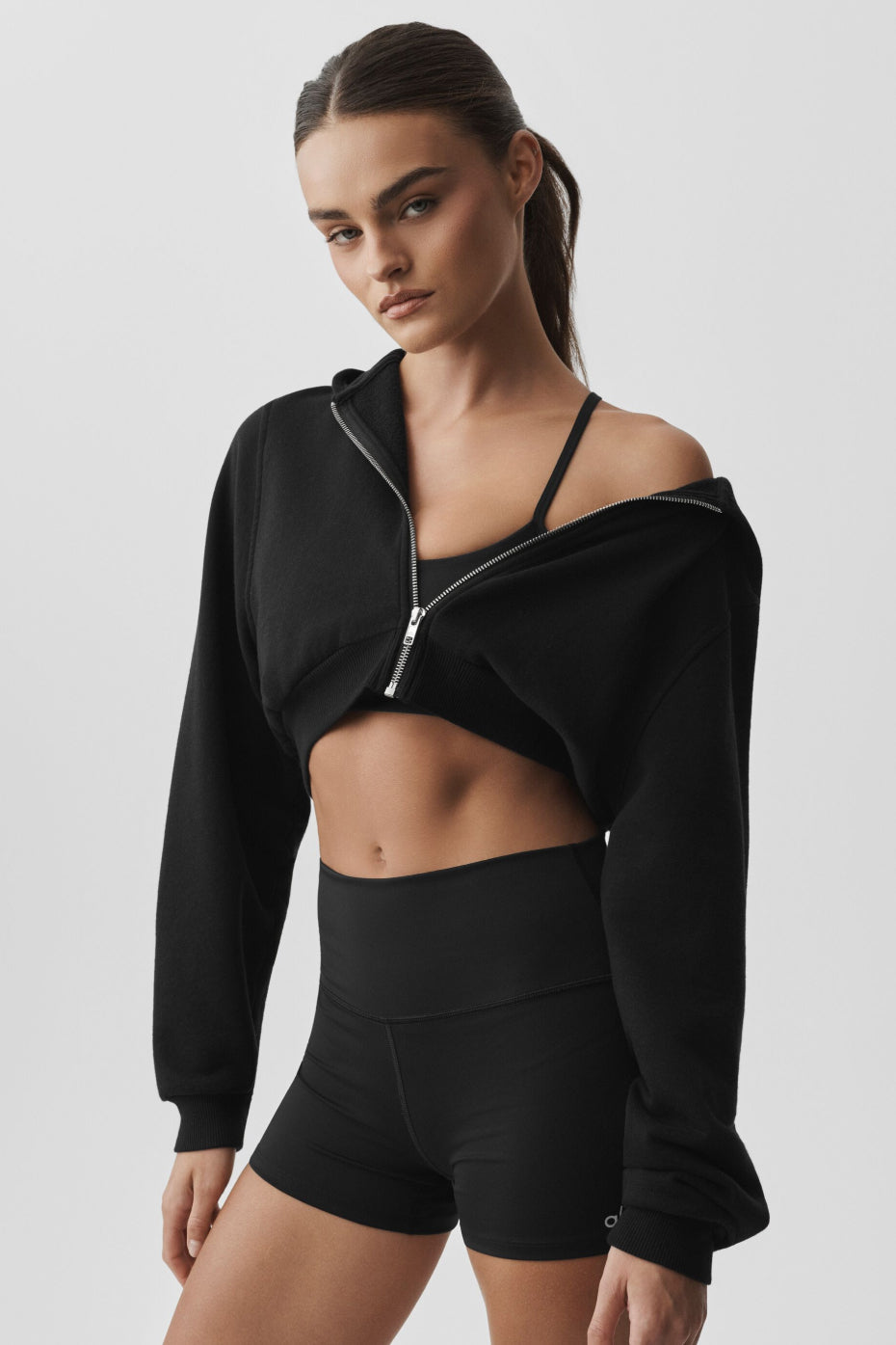 Sweet Escape Zip Up Hoodie - Black - Image 4