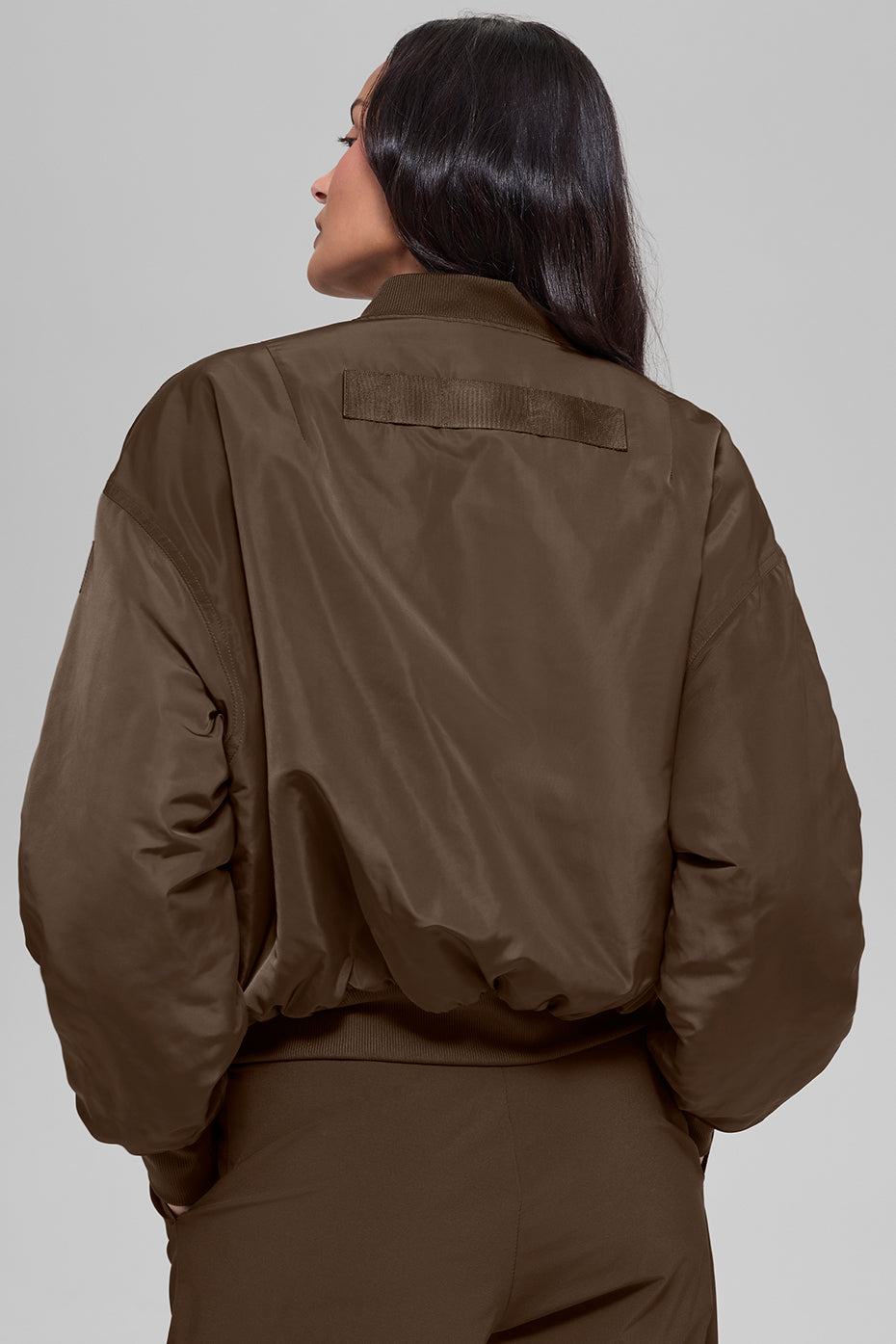 Faux Fur Urbanite Bomber - Espresso/Ivory - Image 3