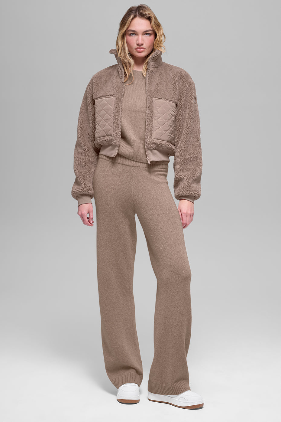 Sherpa Edge Bomber - Chai Latte - Image 5