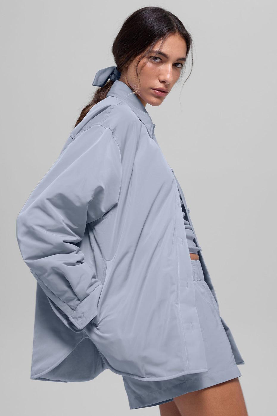 Socialite Shacket - Winter Frost - Image 3