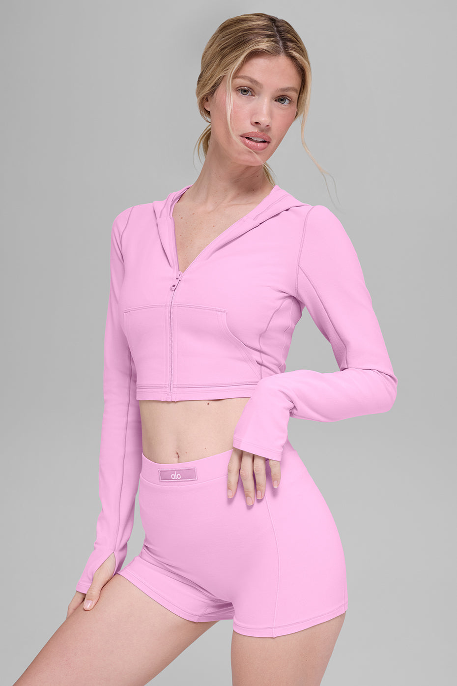 Alosoft Sincere Fitted Jacket - Candy Heart Pink - Image 3