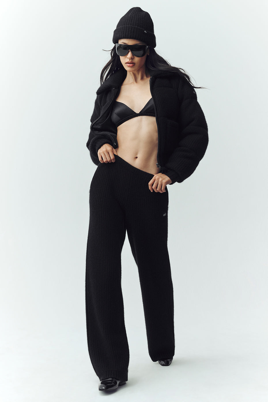 Cashmere Northstar Sweater Puffer - Black - Image 5