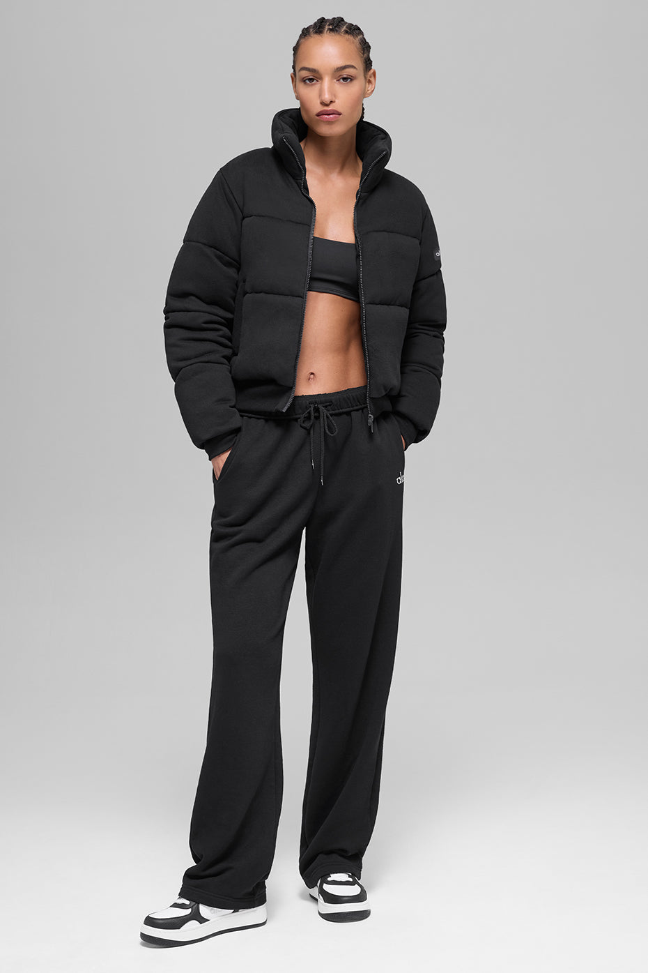 Sweatshirt Puffer - Black - Image 5