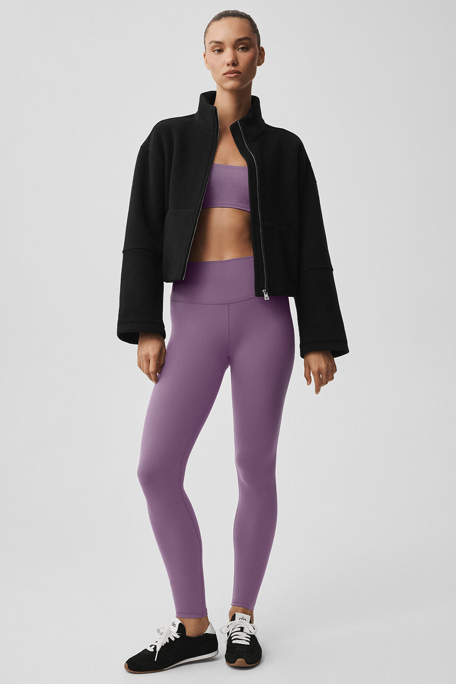 Double Face Wool City Girl Jacket - Black - Image 6