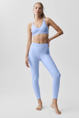 Airlift High-Waist 7/8 Line Up Legging - Light Provence Blue
