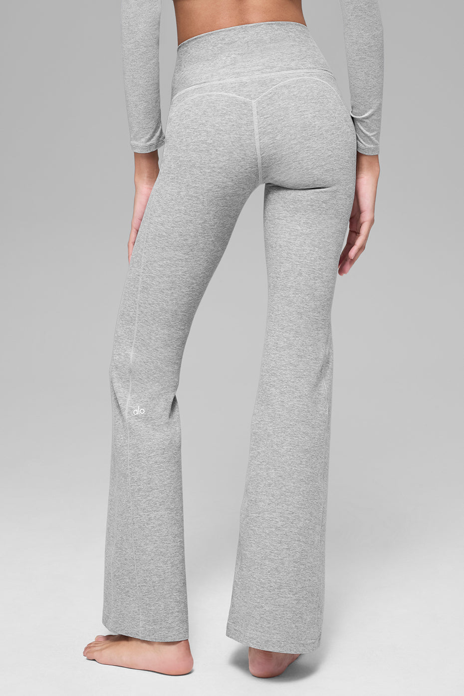 Alosoft Intuition High-Waist Bootcut - Athletic Heather Grey - Image 3