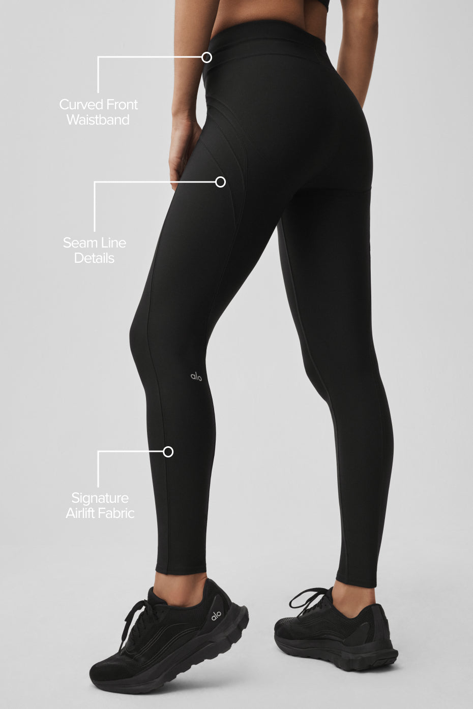 Airlift High-Waist Evolve Legging - Black - Image 2