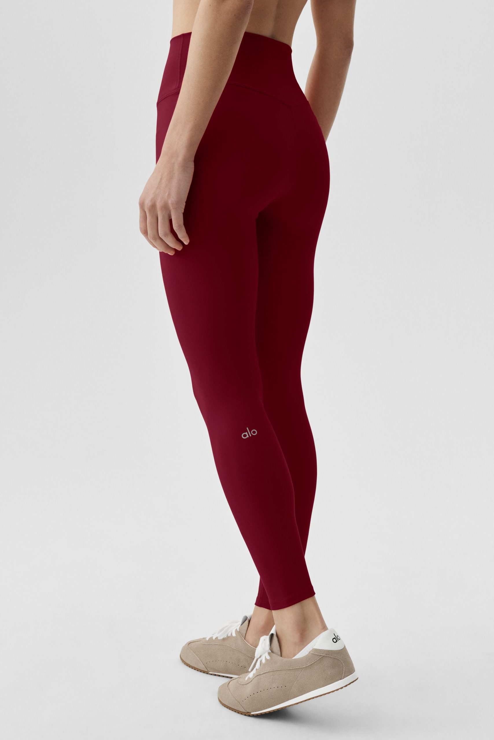 ALO Softsculpt High-Waist 7/8 Legging - Summer Romance Red - Image 3