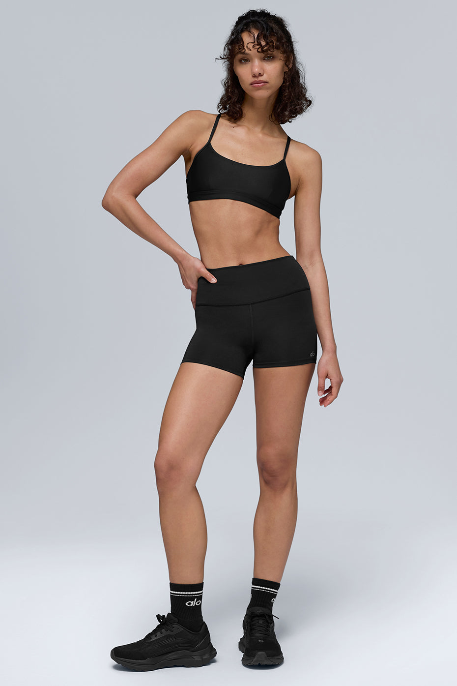 3 High-Waist Airlift Short - Black - Image 5