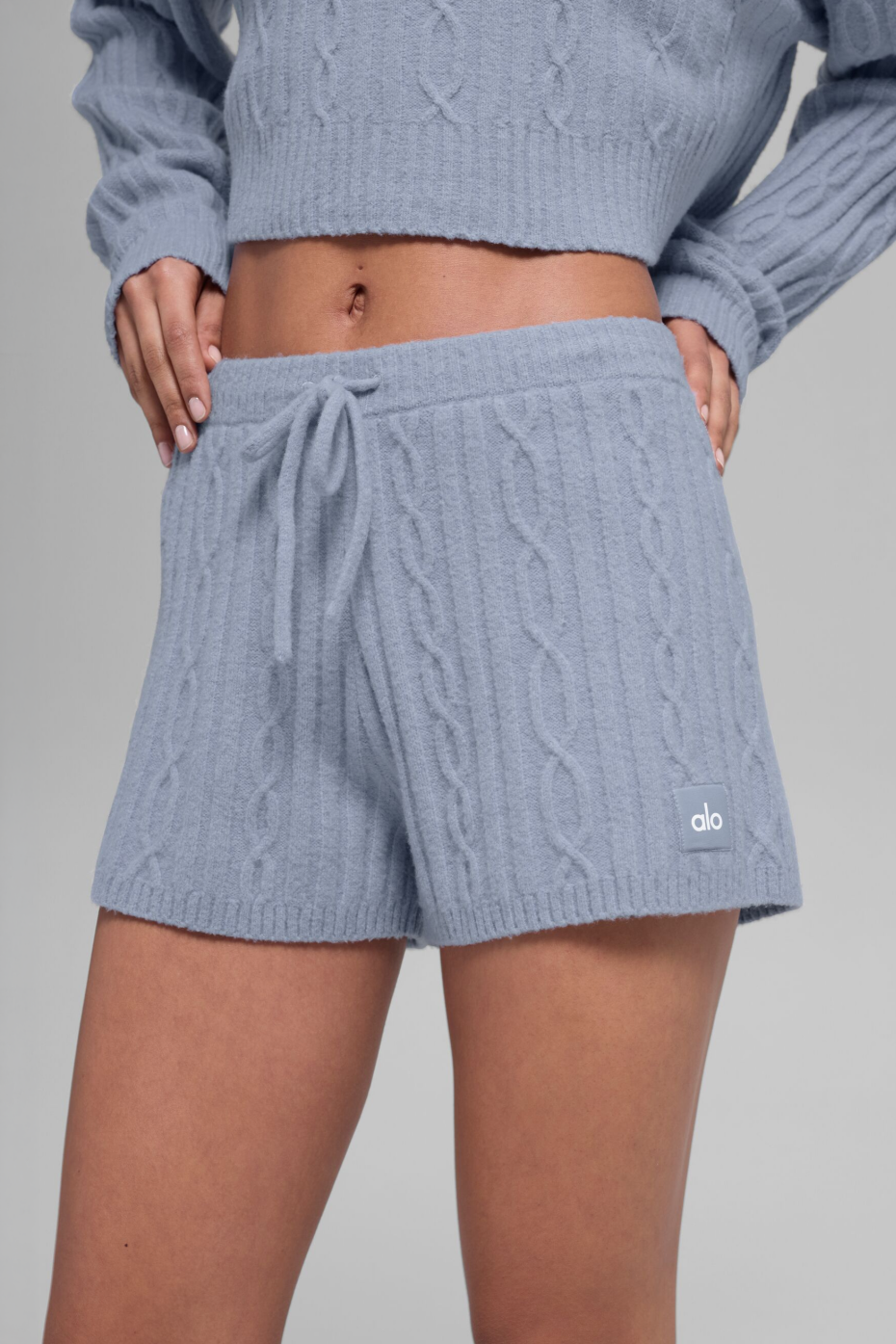 Cable Knit Winter Bliss Short - Winter Frost - Image 5