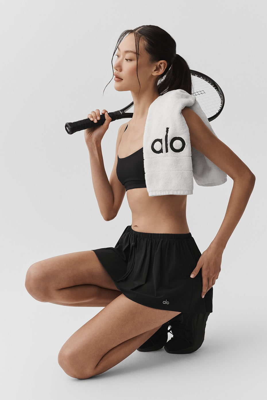 Breezy Tennis Skirt - Black - Image 5