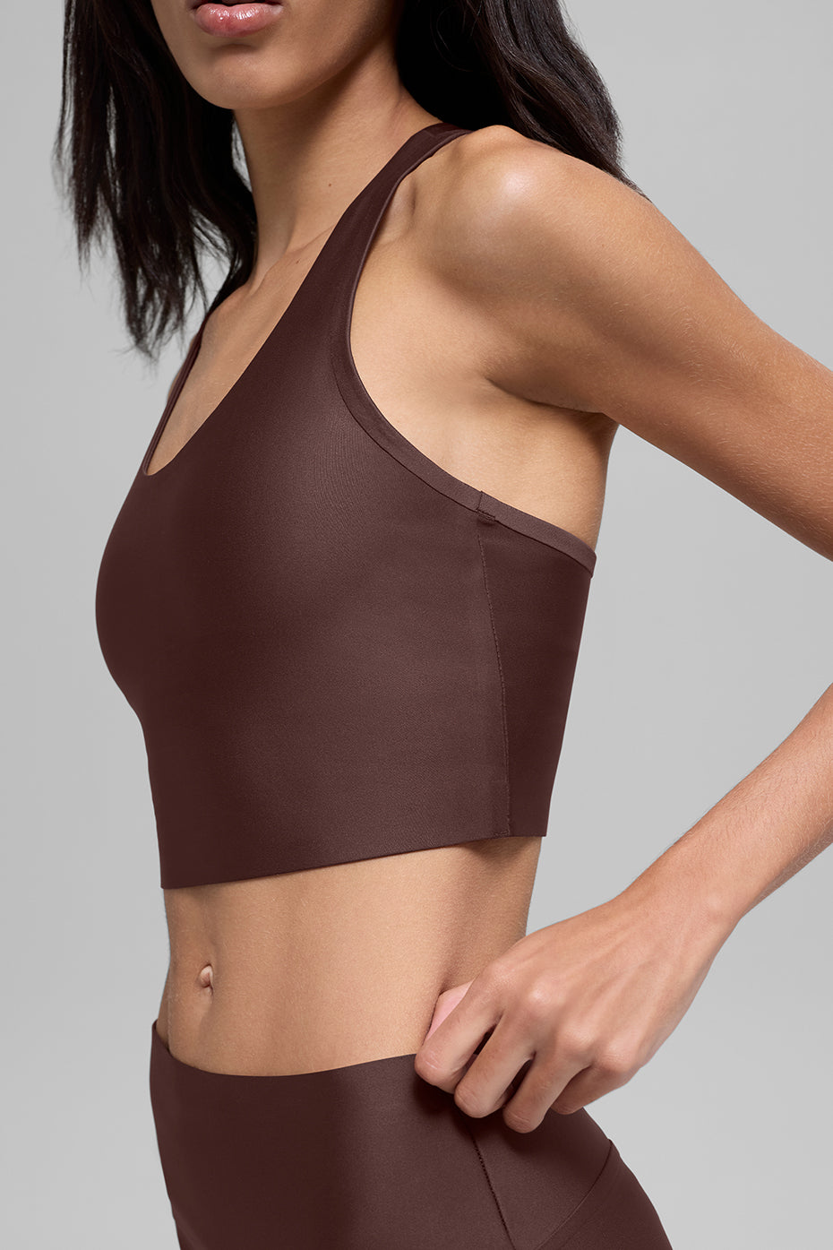 Airlift Super Sleek Bra Tank - Brownstone - Image 4