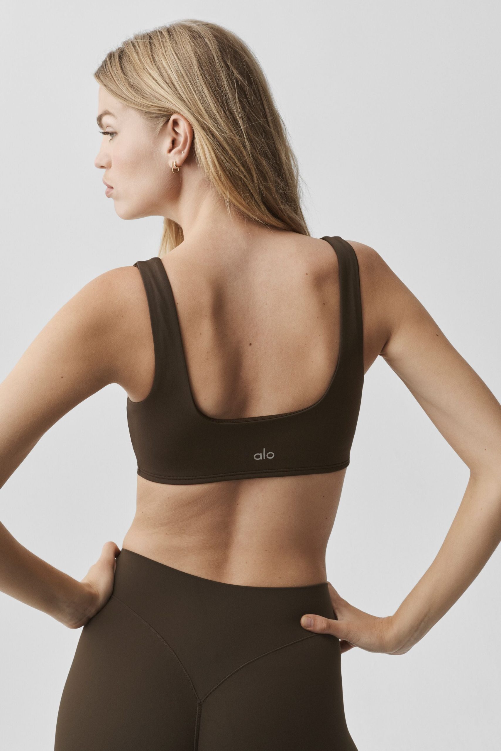 ALO Softsculpt Precision Bra - Espresso - Image 3